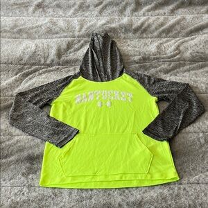 Under Armour Neon Yellow and Gray Kids Hoodie